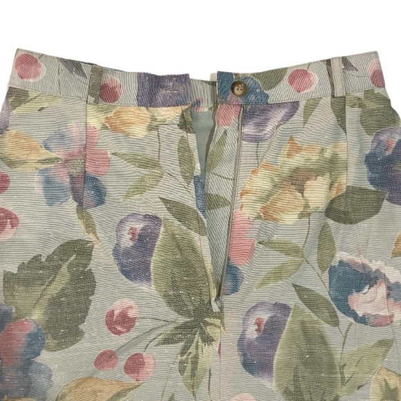 St Roma Vintage Floral Belted Skirt - Picture 5 of 8